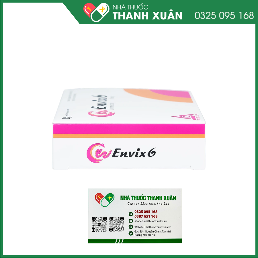 Envix 6 trị giun chỉ Onchocerca do ấu trùng giun chỉ Onchocerca volvulus, giun lươn ở ruột